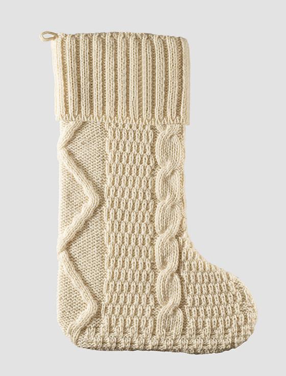aran cashmere Murray Clan Christmas Stocking