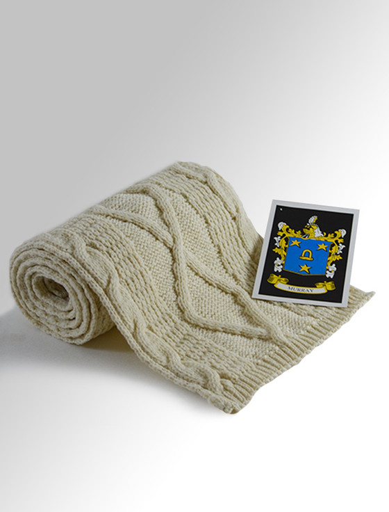 aran cashmere Murray Clan Scarf