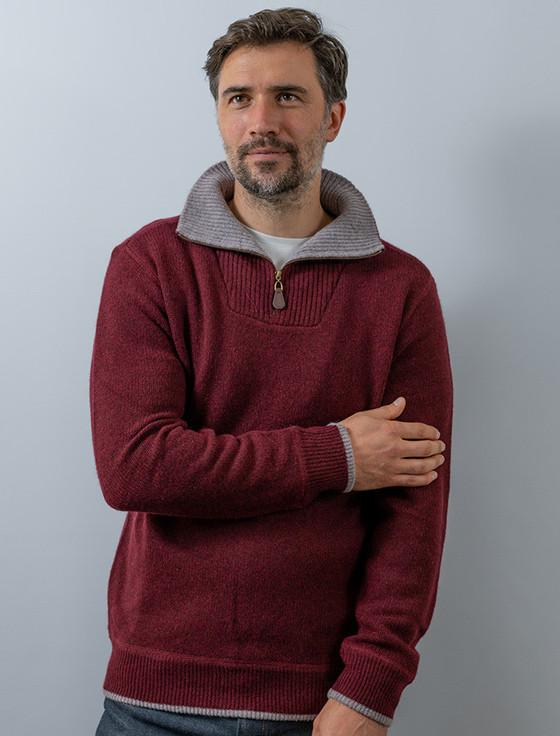 aran cashmere ‎Navigators Half Zi‎p‎