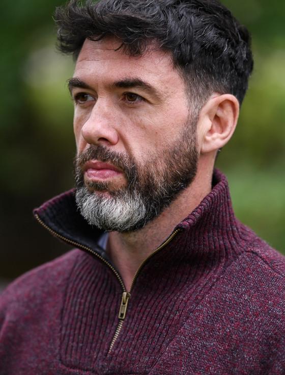 Aran Cashmere Navigators Half Zip