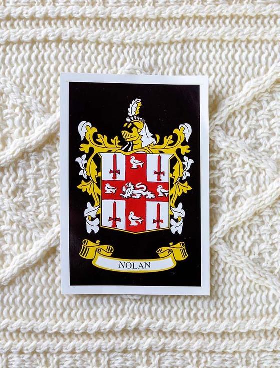 aran cashmere Nolan Clan Aran Wrap