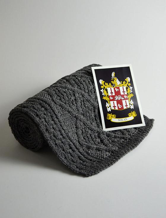 Aran Cashmere Nolan Clan Scarf