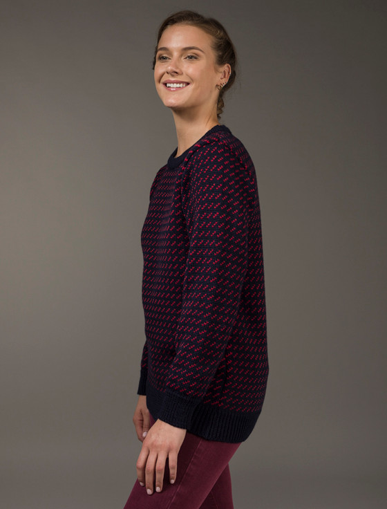 Aran Cashmere Norwegian Sweater For Women