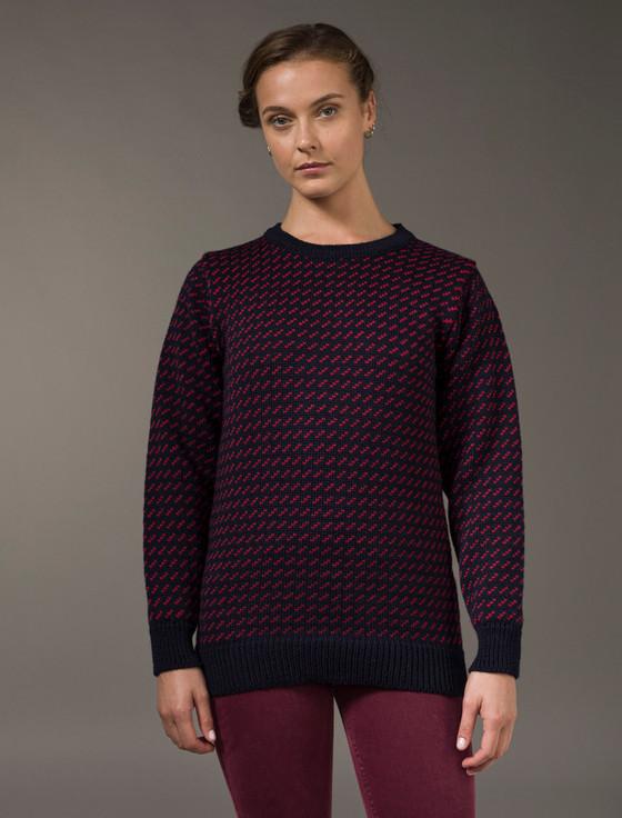 Aran Cashmere Norwegian Sweater For Women‎