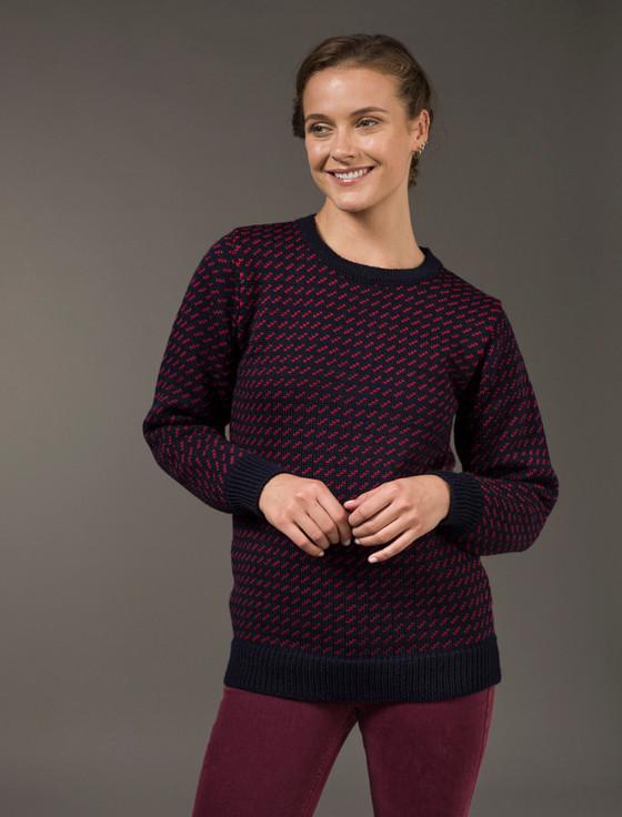 Aran Cashmere Norwegian Sweater For Women‎