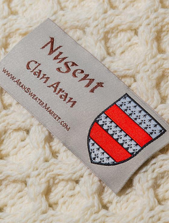 Aran Cashmere Nugent Clan Aran Throw