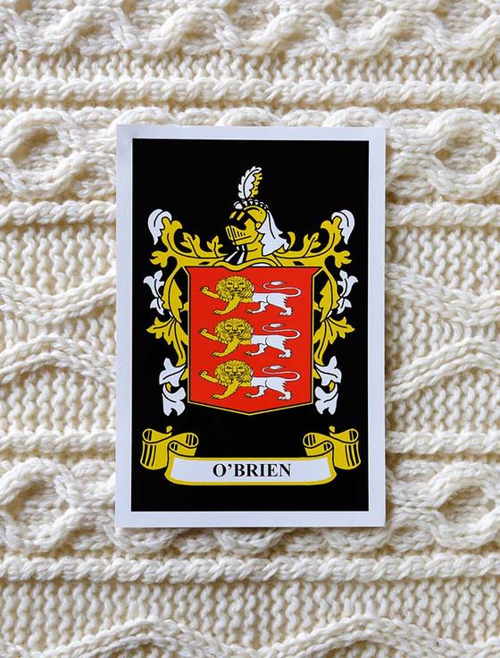 Aran Cashmere O'Brien Clan Aran Throw