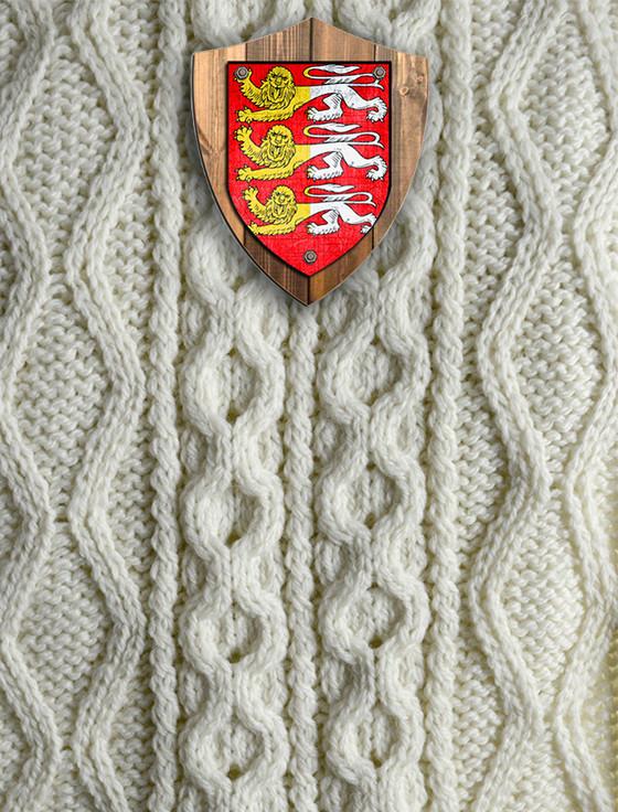Aran Cashmere O'Brien Clan Aran Throw