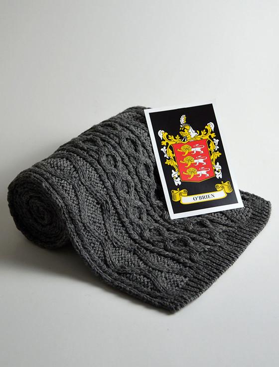 Aran Cashmere O'Brien Clan Scarf