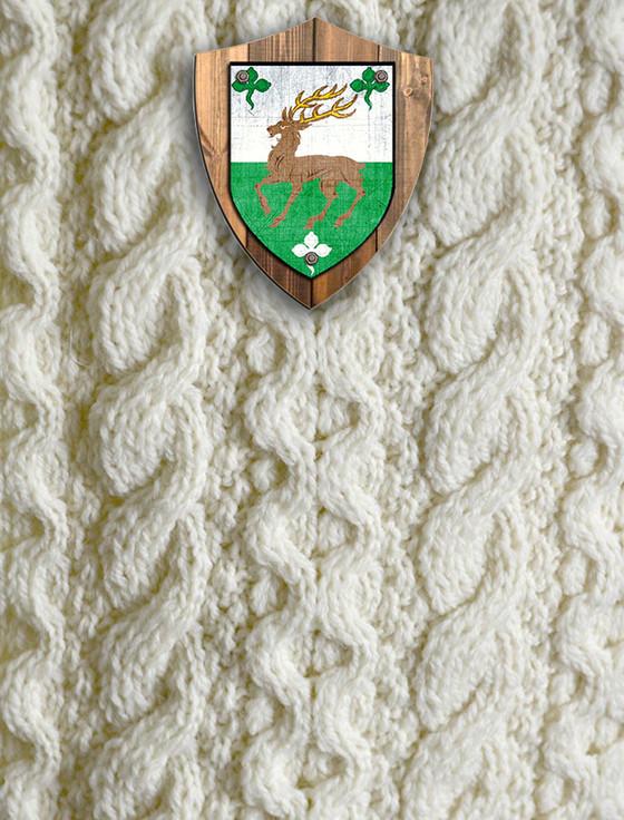Aran Cashmere O'Connell Clan Aran Throw