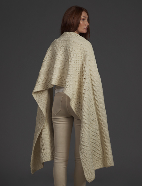 Aran Cashmere O'Connell Clan Aran Wrap