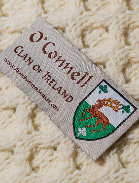 Aran Cashmere O'Connell Clan Scarf