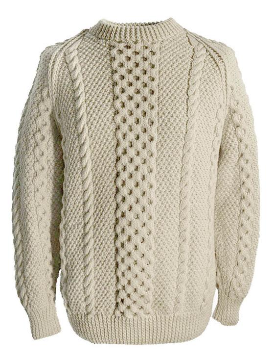 aran cashmere O'Connell Clan Sweater