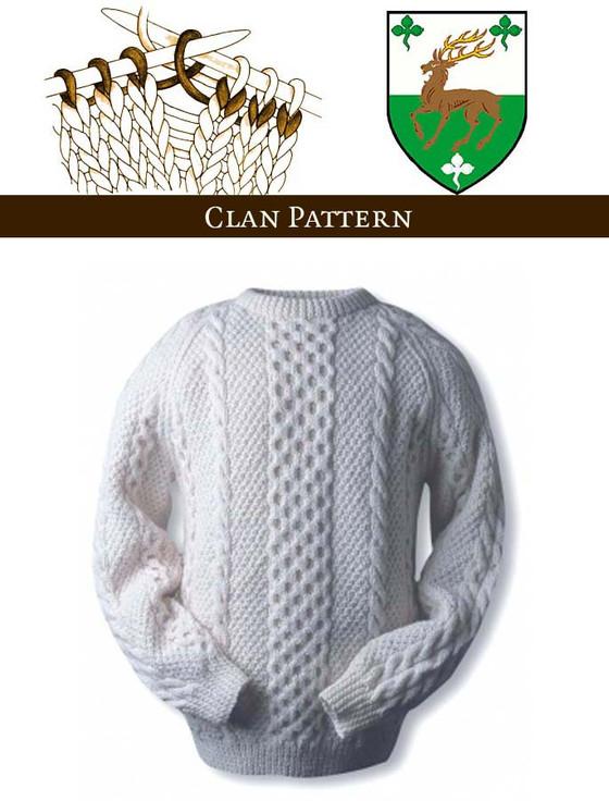 aran cashmere O'Connell Knitting Pattern