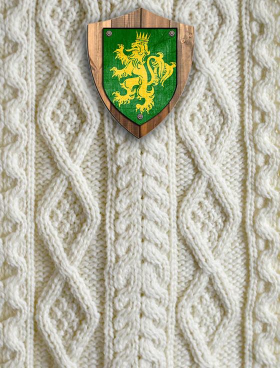 Aran Cashmere O'Connor Clan Aran Throw