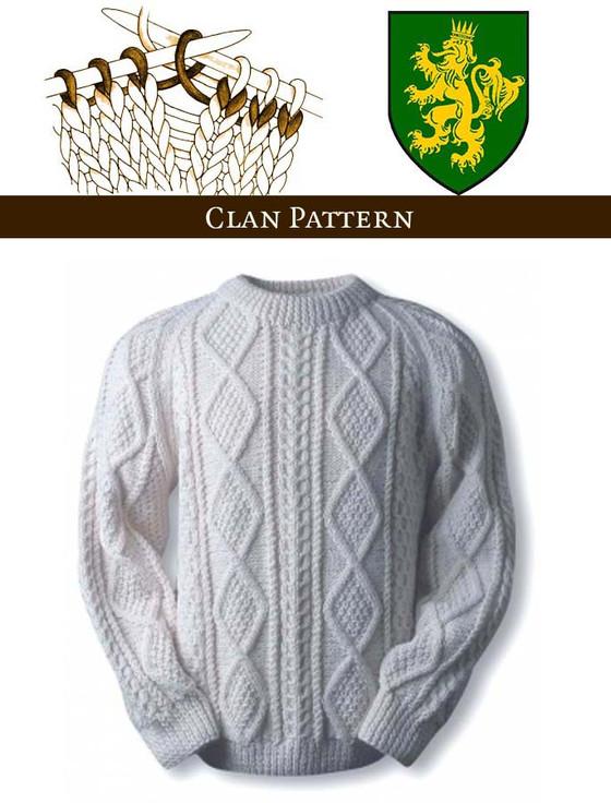 aran cashmere O'Connor Knitting Pattern