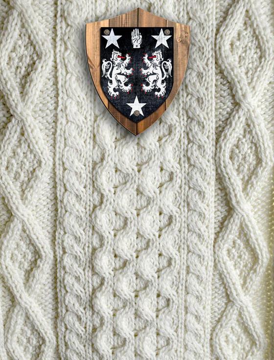 Aran Cashmere O'Donnell Clan Aran Throw