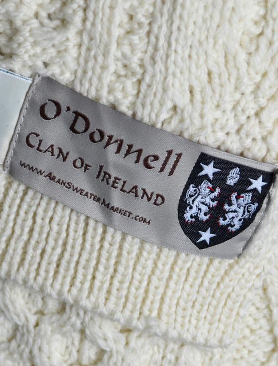 Aran Cashmere O'Donnell Clan Scarf