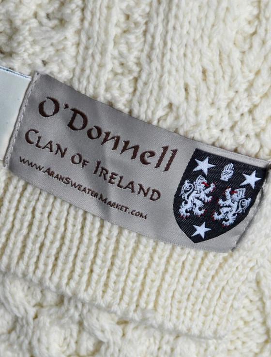 Aran Cashmere O'Donnell Clan Sweater