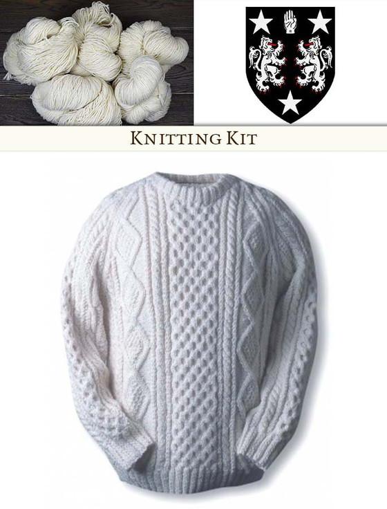 aran cashmere O'Donnell Knitting Kit