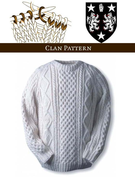 aran cashmere O'Donnell Knitting Pattern