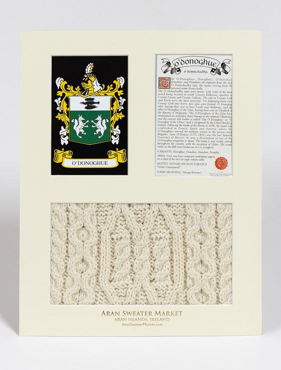Aran Cashmere O'Donoghue Clan Aran & History Display