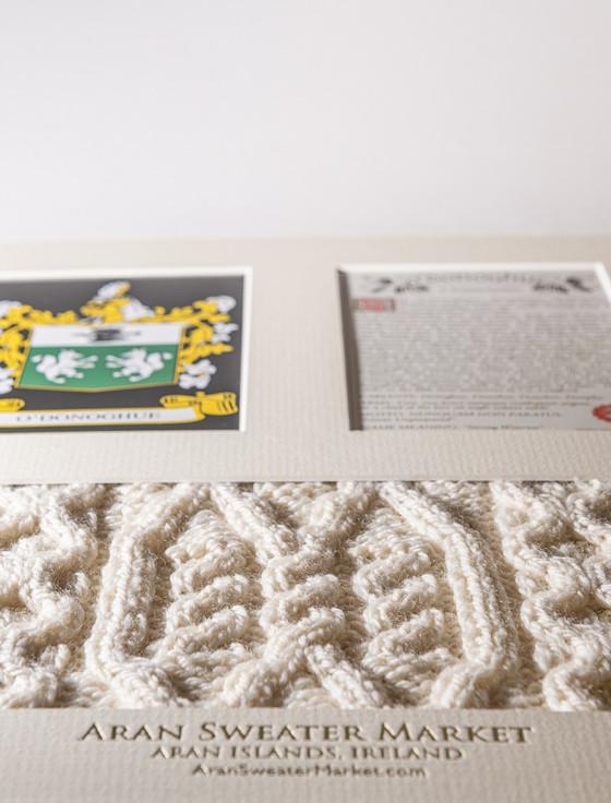 Aran Cashmere O'Donoghue Clan Aran & History Display