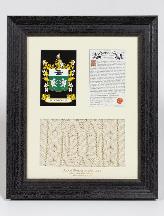 aran cashmere O'Donoghue Clan Aran & History Display