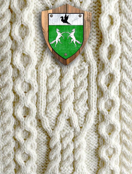 Aran Cashmere O'Donoghue Clan Aran Throw