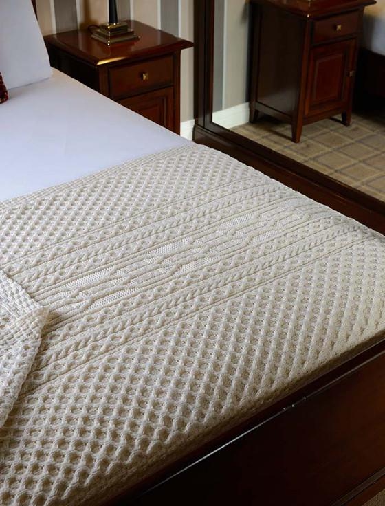 aran cashmere O'Donoghue Clan Aran Throw