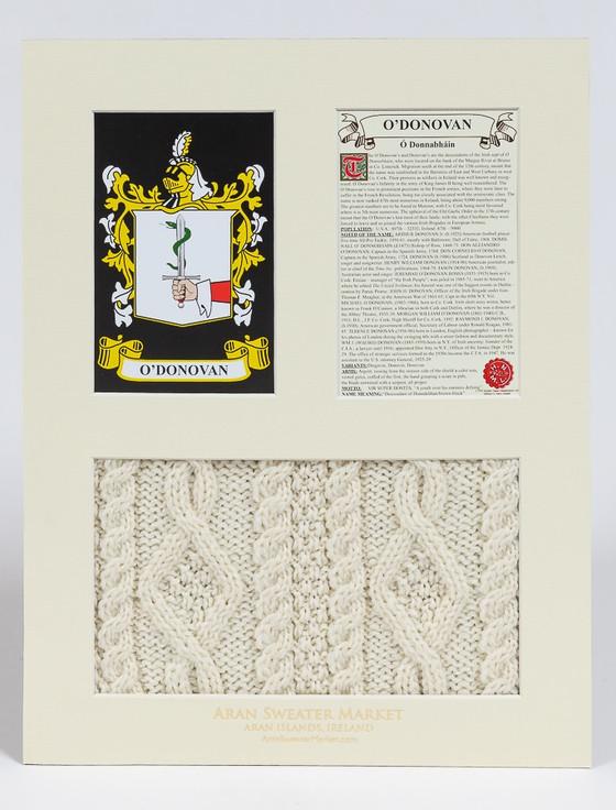 Aran Cashmere O'Donovan Clan Aran & History Display