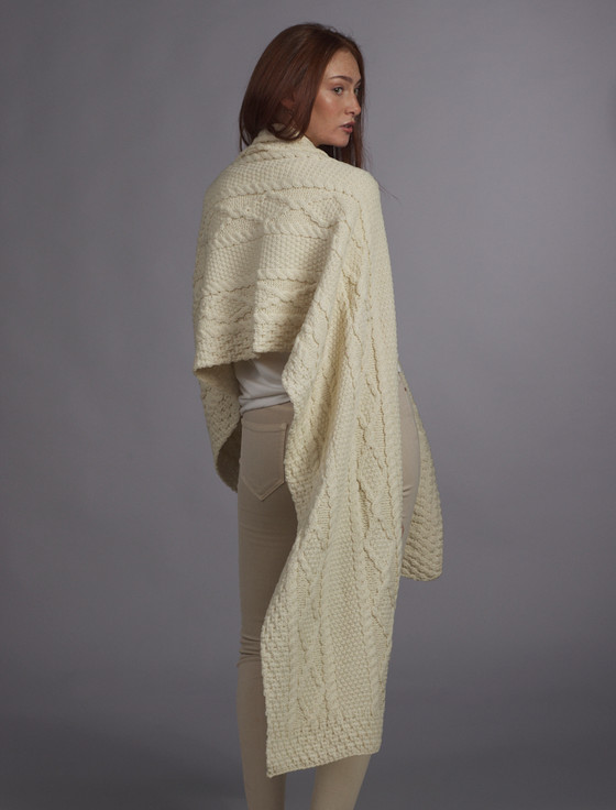 Aran Cashmere O'Donovan Clan Aran Wrap
