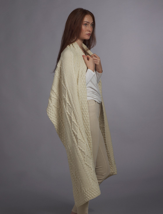 Aran Cashmere O'Donovan Clan Aran Wrap