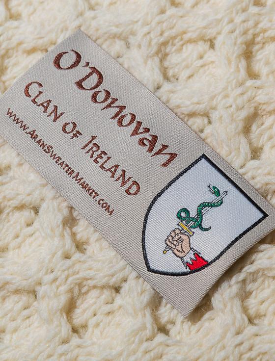 Aran Cashmere O'Donovan Clan Scarf