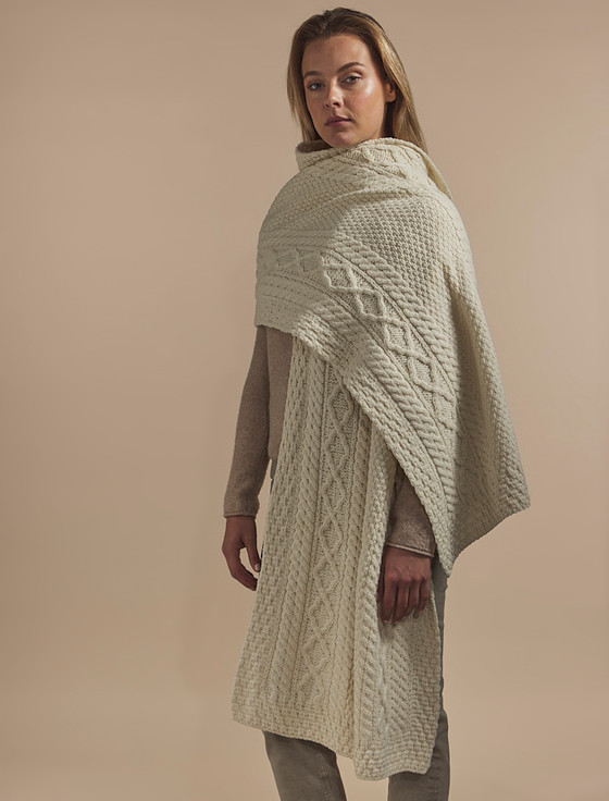 Aran Cashmere O'Driscoll Clan Aran Wrap