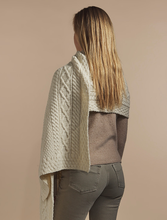 Aran Cashmere O'Driscoll Clan Aran Wrap