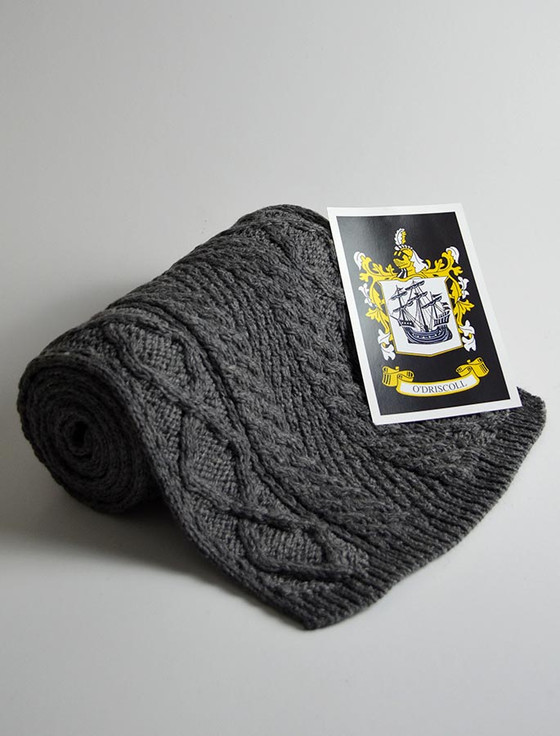 Aran Cashmere O'Driscoll Clan Scarf