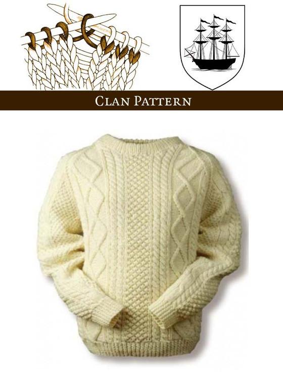 aran cashmere O'Driscoll Knitting Pattern