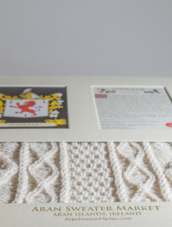 Aran Cashmere O'Dwyer Clan Aran & History Display
