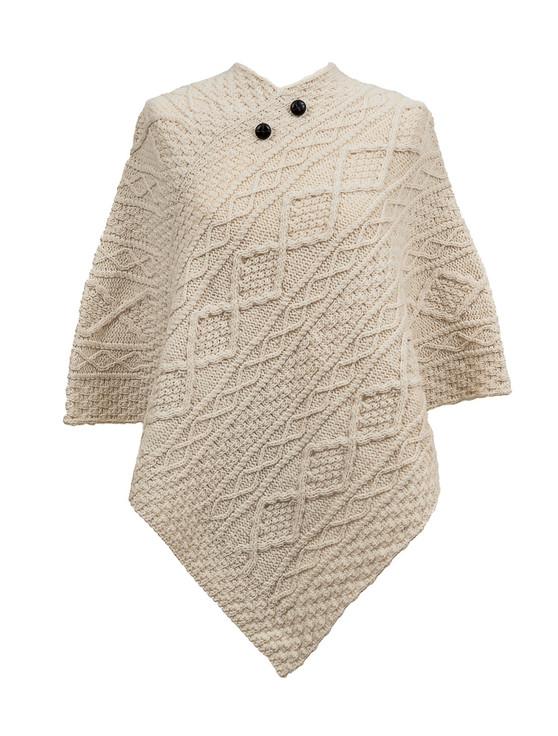 aran cashmere O'Dwyer Clan Aran Poncho