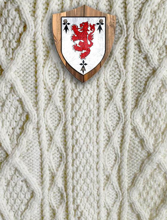 Aran Cashmere O'Dwyer Clan Aran Throw