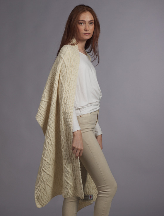 Aran Cashmere O'Dwyer Clan Aran Wrap