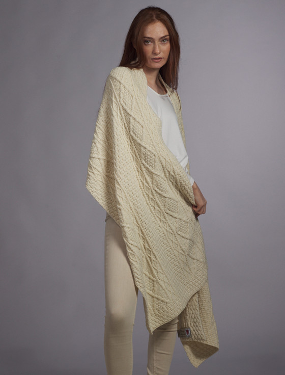 Aran Cashmere O'Dwyer Clan Aran Wrap