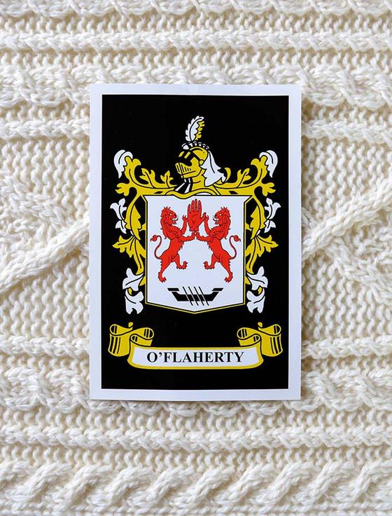 Aran Cashmere O'Flaherty Clan Aran Throw