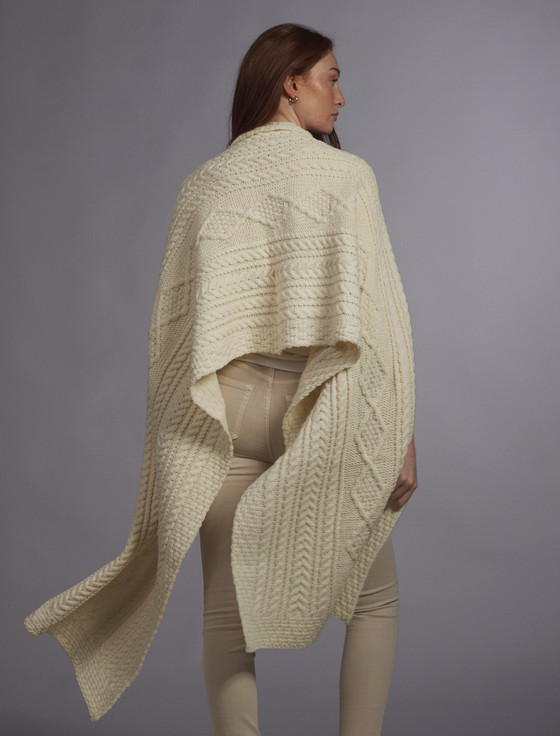 Aran Cashmere O'Flaherty Clan Aran Wrap