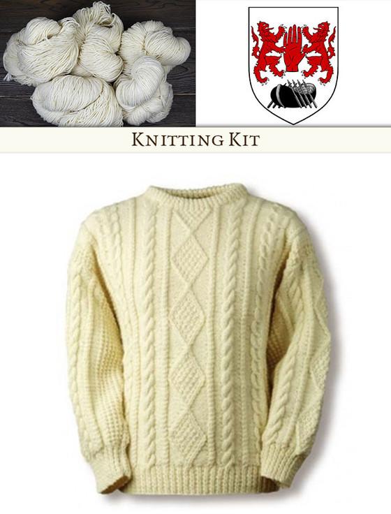 aran cashmere O'Flaherty Knitting Kit