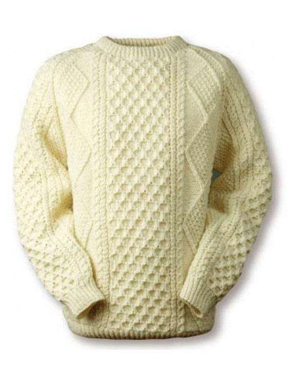 aran cashmere O'Grady Clan Sweater