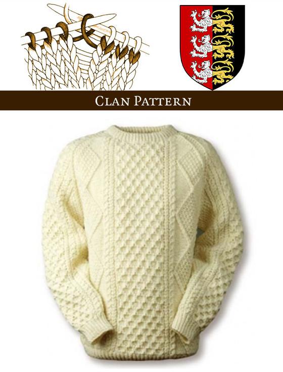 aran cashmere O'Grady Knitting Pattern