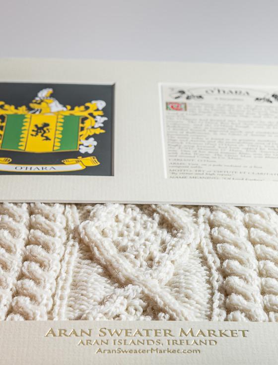 Aran Cashmere O'Hara Clan Aran & History Display