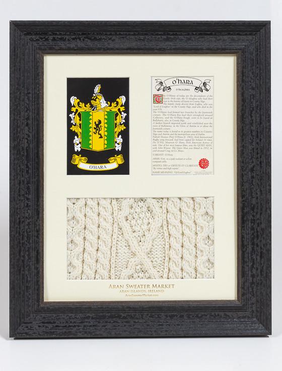 aran cashmere O'Hara Clan Aran & History Display